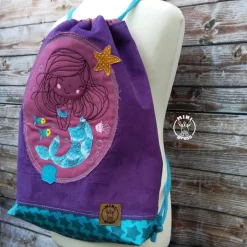 New Turnbeutel Meerjungfrau Kinder Rucksack Kinder Turnbeutel