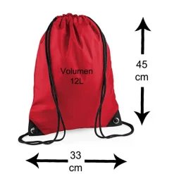 Best Turnbeutel Motiv Feuerwehr mit Name / personalisierbar / verschiedene Farben Kinder Turnbeutel