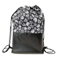 Clearance Turnbeutel, Rucksack blau mit Muscheln Kinder Turnbeutel