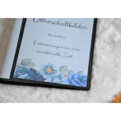 Ultraschallbilder aufbewahren Fotoalbum Mappe Album für Ultraschallbilder personalisierbar Einsteckalbum stabil Fotoalbum & Gästebuch