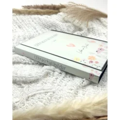 Fotoalbum & Gästebuch|Familie Glück Ultraschallbilder Mappe Album für Ultraschallbilder personalisierbares Einsteckalbum stabiles Aufbewahrung