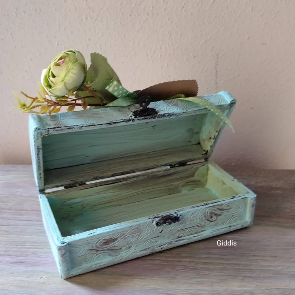 Best Valentinstag-romantische Schatulle aus Holz im Vintagestyle Valentinstagsgeschenke