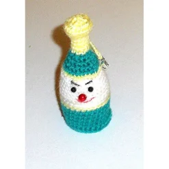 Versteckbaumler, Sektflasche, Taschenbaumler, Schlüsselanhänger, Glücksbringer, Geschenk, Geburtstag Nr.5654 Geschenkverpackungen