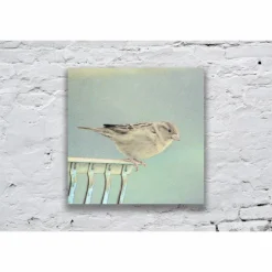Hot Vogel Print, herziges Geschenk für das "Spatzl" an deiner Seite, Fine Art Print 13 x 13 cm + 20 x 20 cm Geschenke