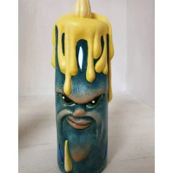 Waldschratkerze aus Keramik 4 Deko Halloween