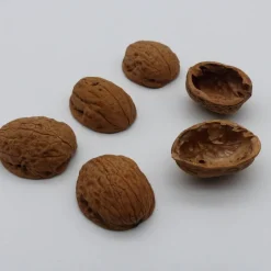 Bastelzubehör|kunstmitperlen Walnuss - Walnussschalen - Halbschalen - Naturprodukt - zum Dekorieren + Basteln + Weihnachten + Floristik