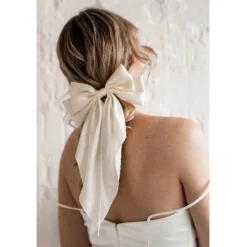 New Weiße Haarschleife, Braut, Bride to be, JGA, Schleife, Junggesellinnenabschied Junggesellinnenabschied