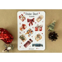 Sticker & Aufkleber|SVALAprint Weihnachten | Geschenke | Christmas | Aufkleber Bulletjournal | Journal Sticker | Gifts