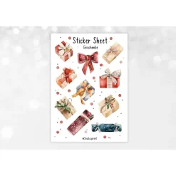 Sticker & Aufkleber|SVALAprint Weihnachten | Geschenke | Christmas | Aufkleber Bulletjournal | Journal Sticker | Gifts