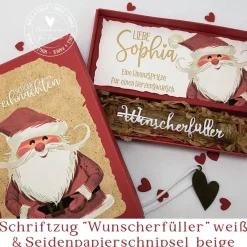 Discount Weihnachten Geldgeschenk Geschenkschachtel mit Wunscherfüller |4006 -A6 Geldgeschenke