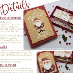 Discount Weihnachten Geldgeschenk Geschenkschachtel mit Wunscherfüller |4006 -A6 Geldgeschenke