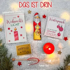Discount Weihnachten to go - Nikolaussäckchen gefüllt mit Kleinigkeiten - Weihnachtsgeschenk, Mitbringsel, Wichtelgeschenk, Nikol Weihnachtsgeschenke