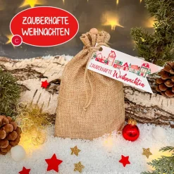 Discount Weihnachten to go - Nikolaussäckchen gefüllt mit Kleinigkeiten - Weihnachtsgeschenk, Mitbringsel, Wichtelgeschenk, Nikol Weihnachtsgeschenke
