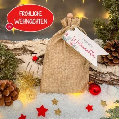 Discount Weihnachten to go - Nikolaussäckchen gefüllt mit Kleinigkeiten - Weihnachtsgeschenk, Mitbringsel, Wichtelgeschenk, Nikol Weihnachtsgeschenke