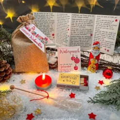 Discount Weihnachten to go - Nikolaussäckchen gefüllt mit Kleinigkeiten - Weihnachtsgeschenk, Mitbringsel, Wichtelgeschenk, Nikol Weihnachtsgeschenke