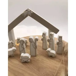 Best Weihnachten: Weihnachtskrippe modern – Minimalistische Krippe aus 3D-Druck Krippen