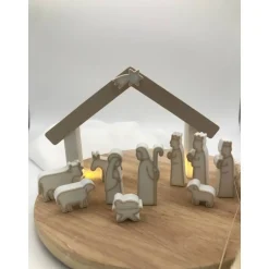 Best Weihnachten: Weihnachtskrippe modern – Minimalistische Krippe aus 3D-Druck Krippen