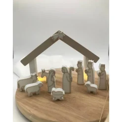 Best Weihnachten: Weihnachtskrippe modern – Minimalistische Krippe aus 3D-Druck Krippen