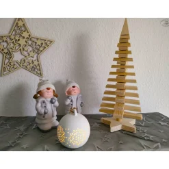 Weihnachtsdeko|Hübsches Aus Holz Weihnachtsbaum aus Holz, gefächert