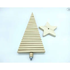 Weihnachtsdeko|Hübsches Aus Holz Weihnachtsbaum aus Holz, gefächert