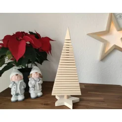 Weihnachtsdeko|Hübsches Aus Holz Weihnachtsbaum aus Holz, gefächert