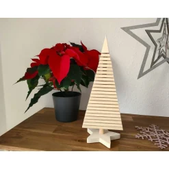Weihnachtsdeko|Hübsches Aus Holz Weihnachtsbaum aus Holz, gefächert