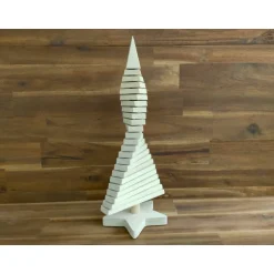 Weihnachtsdeko|Hübsches Aus Holz Weihnachtsbaum aus Holz, gefächert