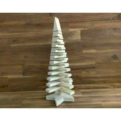 Weihnachtsdeko|Hübsches Aus Holz Weihnachtsbaum aus Holz, gefächert