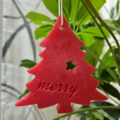 Outlet Weihnachtsbaumanhänger in Tannenbaum Optik Baumschmuck