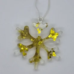 Baumschmuck|HandmadewithloveNM Weihnachtsbaumanhänger in Eiskristall Optik