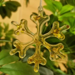 Baumschmuck|HandmadewithloveNM Weihnachtsbaumanhänger in Eiskristall Optik