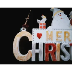 Best Weihnachtsdekoration, Weihnachtsmann mit Gefährten Weihnachtsdeko