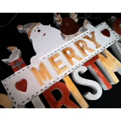 Best Weihnachtsdekoration, Weihnachtsmann mit Gefährten Weihnachtsdeko