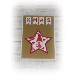 Discount Weihnachts-Karte, Grußkarte zu Weihnachten, Weihnachtszeit, Wichtel, Handmade Weihnachtskarten