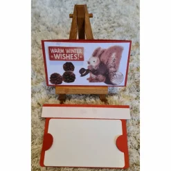 Weihnachtskarten|Teufelinchens_Ideen_Shop Weihnachtskarte mit Gutscheinverpackung " Merry & Bright " Gebäude,Tannenzapfen