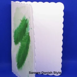 Clearance Weihnachtskarte mit Tannenzweigen – Handgemalte Aquarellkarte DIN A6 für die Weihnachtszeit Weihnachtskarten