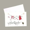 Weihnachtskarten|Stoneart2015 Weihnachtskarte „Weihnachtsgrüße“ – edle Karte mit Mini-Steinmotiv und Umschlag