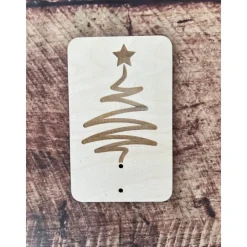 Weihnachtskarten aus Holz, Geldgeschenk aus Holz, Grußkarten Weihnachtskarten