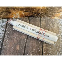 Weihnachtskerze in Holzbox - kleine Weihnachtsgeschenke - perfektes Wichtelgeschenk Weihnachtsgeschenke