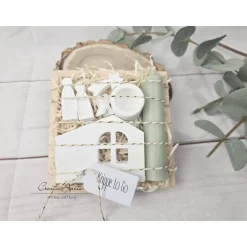Krippen|CreativAnita Weihnachtskrippe - Krippe to go - Mini auf Holzscheibe oder in Holzbox