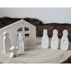 Clearance Weihnachtskrippe Raysin, 11-teilig, Weihnachten Deko Krippen