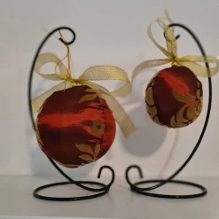Discount Weihnachtskugel Upcycling aus Stoff | Christbaumkugel Weihnachtsdeko | Handmade Tischdeko & nachhaltige Dekoidee Weihnachtsdeko