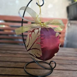 Discount Weihnachtskugel Upcycling aus Stoff | Christbaumkugel Weihnachtsdeko | Handmade Tischdeko & nachhaltige Dekoidee Weihnachtsdeko
