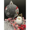 Sale Weihnachtskugeln / Weihnachtsbaumschmuck/ Christbaumschmuck gehäkelt mit Baumwollgarn und kleinen Glasperlen Baumschmuck