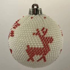 Baumschmuck|Handmade by Martina Reimann Weihnachtskugeln/Weihnachtsbaumschmuck/Weihnachtsdeko aus Glasperlen