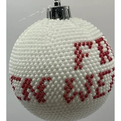 Baumschmuck|Handmade by Martina Reimann Weihnachtskugeln/Weihnachtsbaumschmuck/Weihnachtsdeko aus Glasperlen