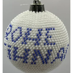 Baumschmuck|Handmade by Martina Reimann Weihnachtskugeln/Weihnachtsbaumschmuck/Weihnachtsdeko aus Glasperlen