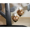 Best Weihnachtskugel-Ohrringe, Christbaumkugeln, Weihnachtskugeln, Ohrringe Herzen gold Weihnachtsaccessoires