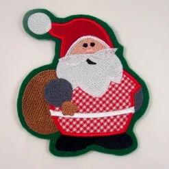 New Weihnachtsmann Applikation, Aufnäher Weihnachtsmann, Applikationen