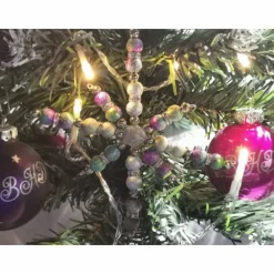 Outlet Weihnachtssterne - Adventssterne - Sternanhänger als Schmuck, auch für den Weihnachtsbaum, XL, Regenbogen Special Baumschmuck